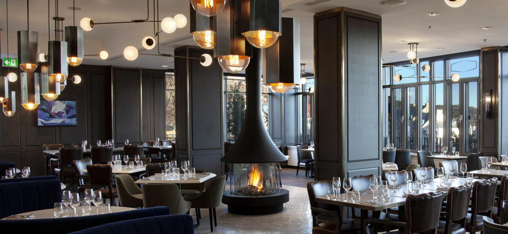 Hospitality Industry And Hotel Lobby Fireplaces Ortal